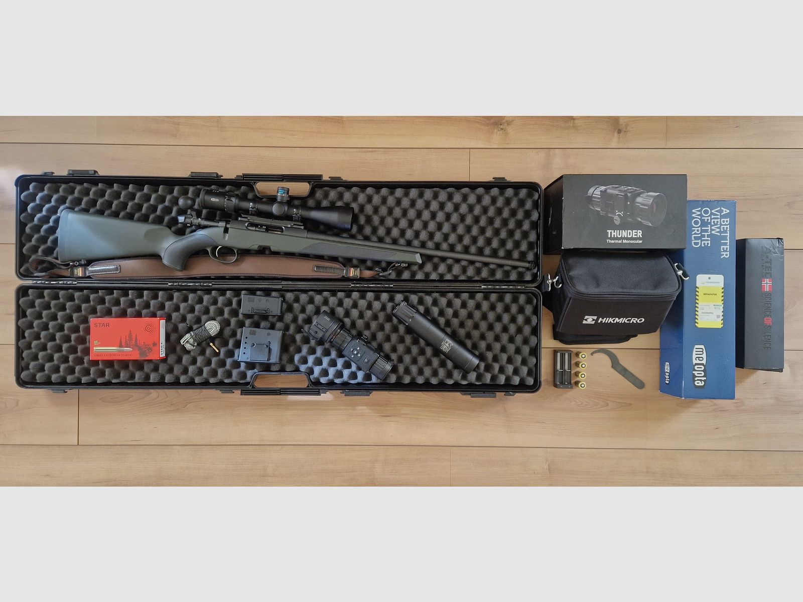 Steyr Mannlicher CL II 3006, Wärmebild, Schalldämpfer