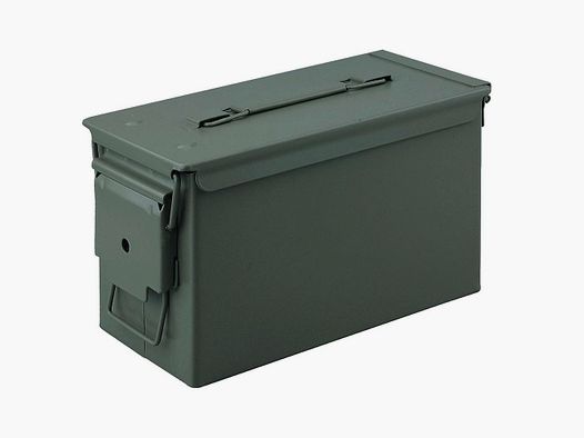 Munitionskiste Metall FOT - Kaliber 50 - 33x18x23 cm - Robust und Sicher für Zuverlässige Lagerung