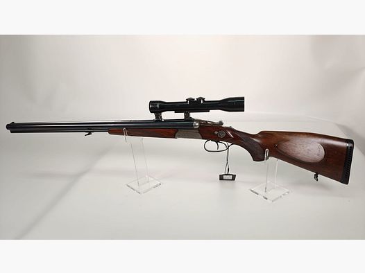 Merkel Drilling 7x57R, 12/70 und .22 Hornet Einstecklauf VVV inkl. Zeiss Ziel-4