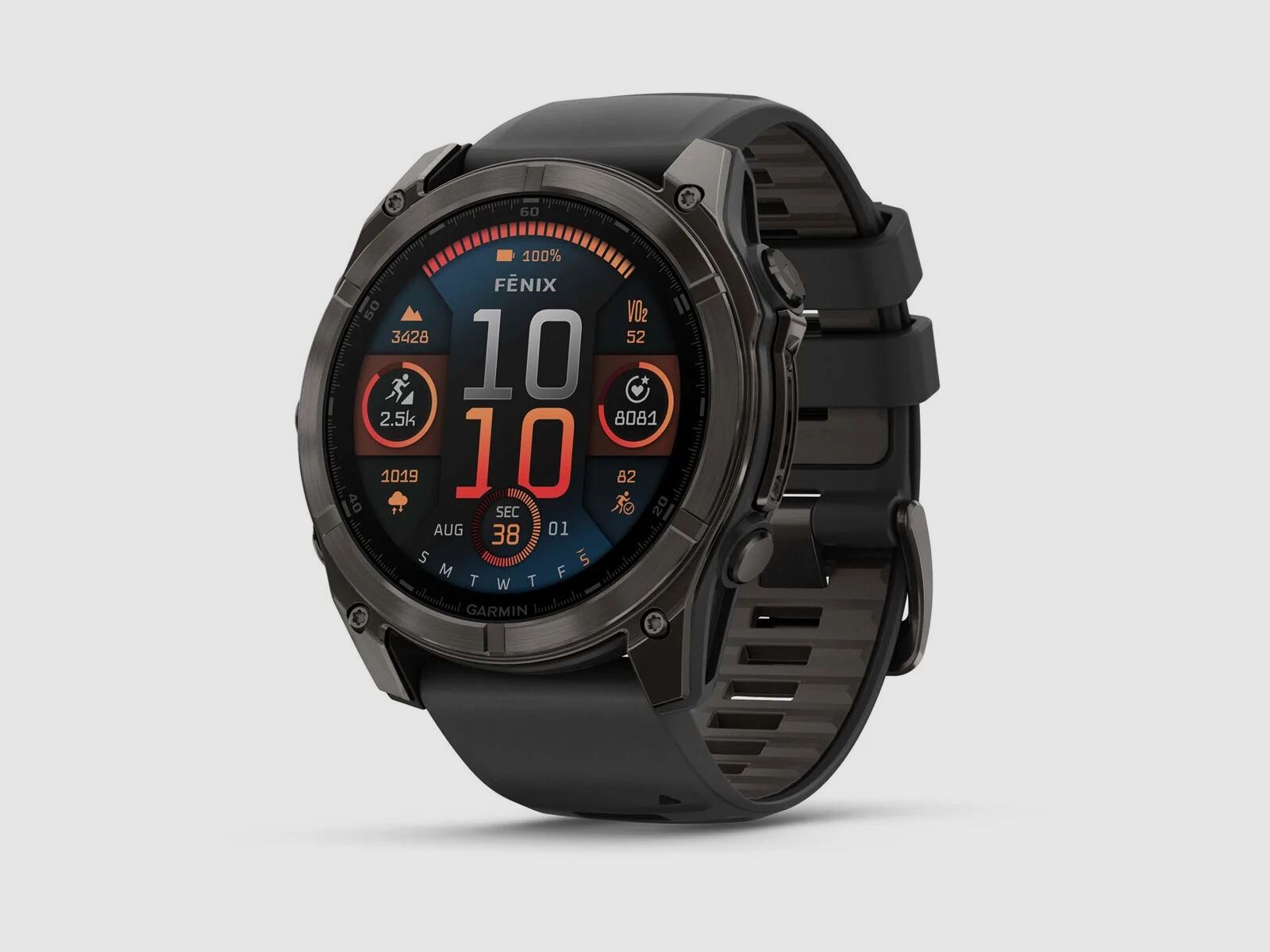 Garmin Fenix 8 51mm Amoled Zafiro Titan - Reloj deportivo