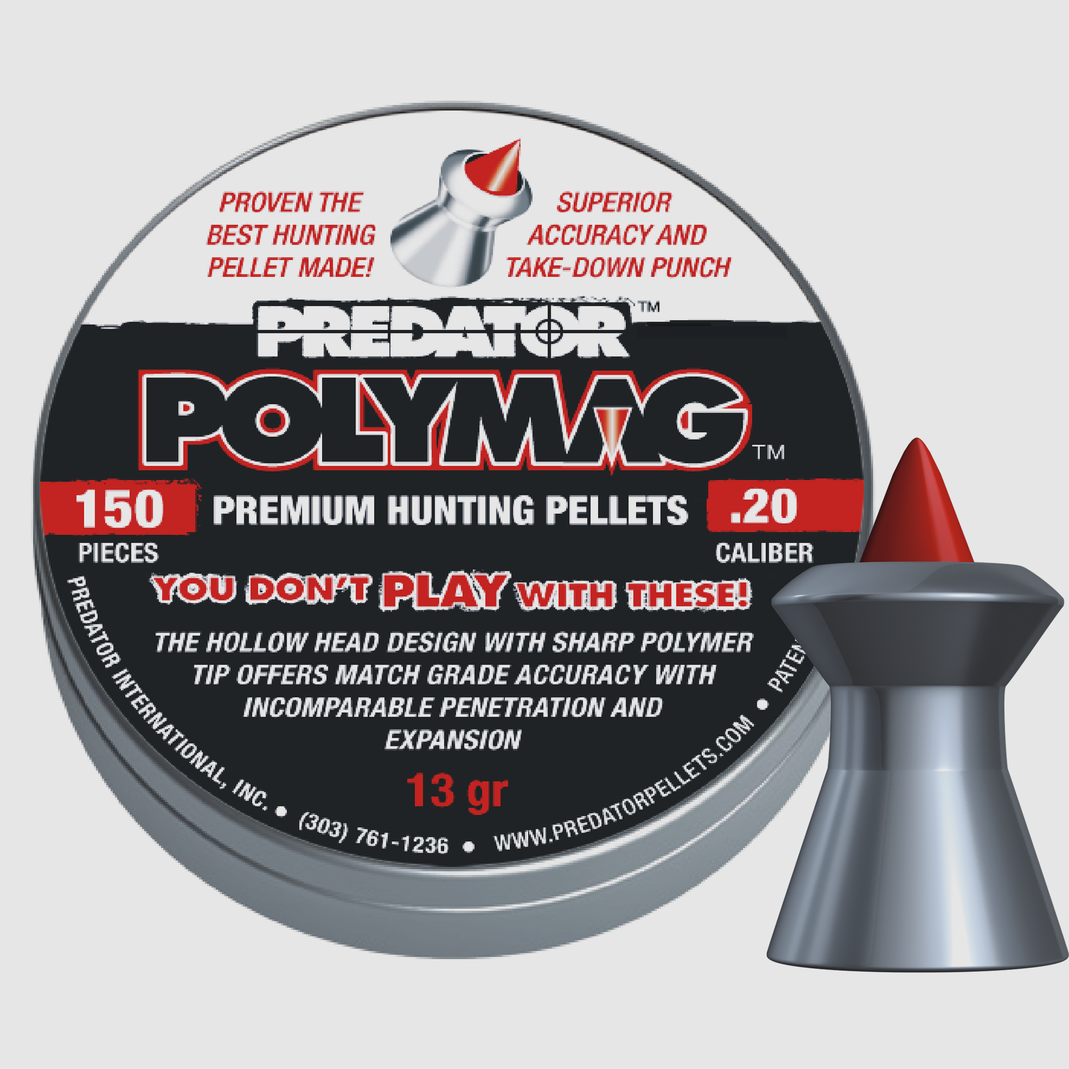 JSB Predator Polymag, Kal. 5,0mm, 0,9g