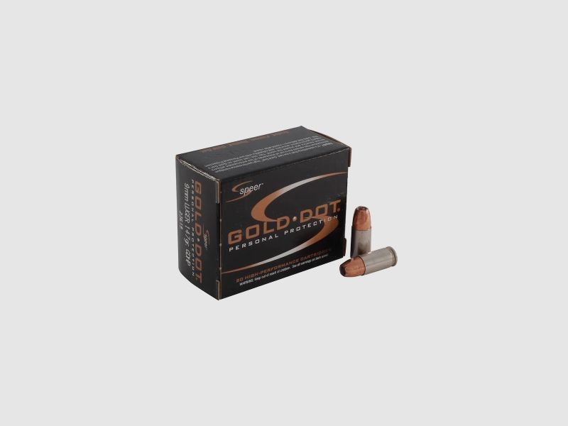 Speer Gold Dot Personal Protection 9mm Luger 147GR GDHP 20 Patronen