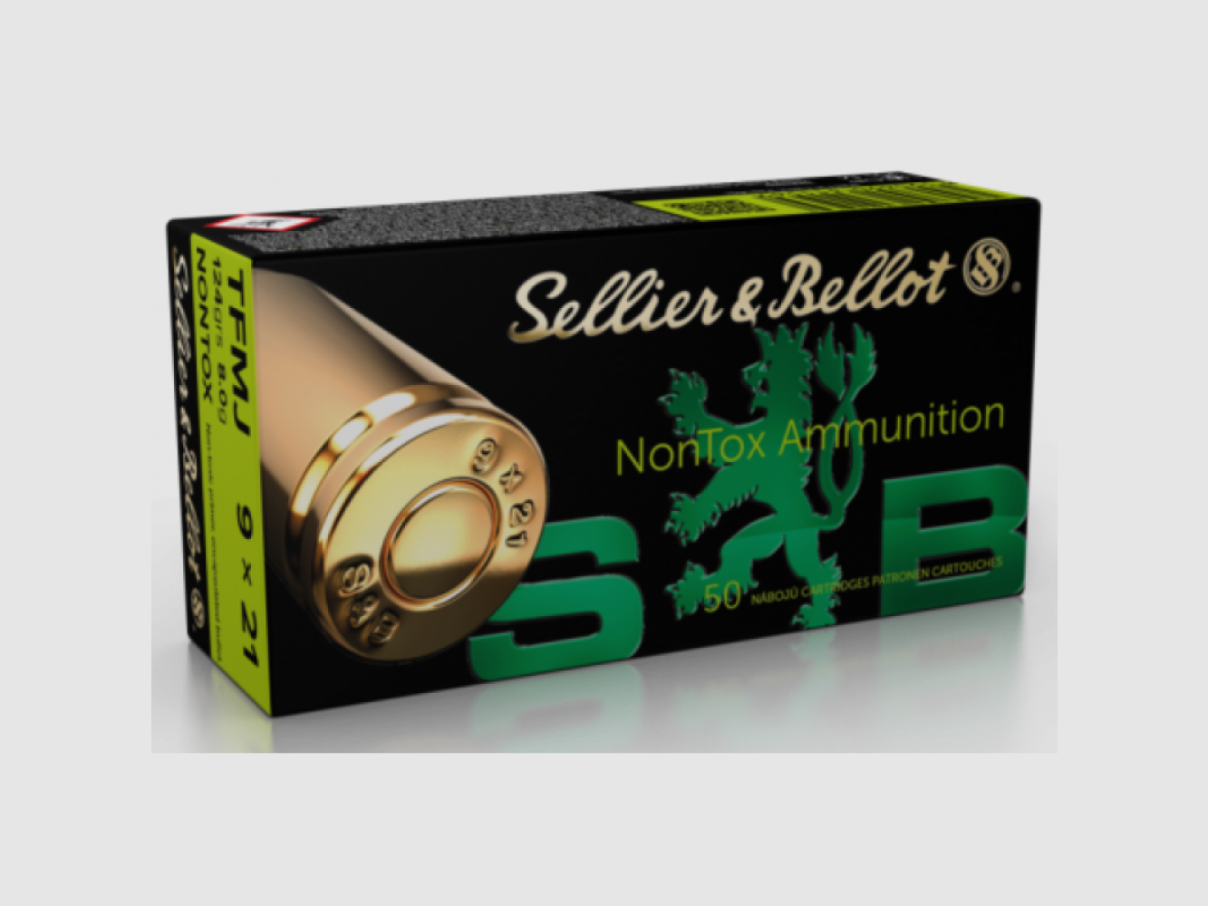 9x21mm nontox S&B TFMJ 124gr VE50