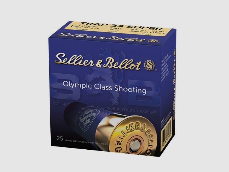 SELLIER & BELLOT TRAP 24 SUPER - 12/70 - 24G - 2.4MM - 25 CARTRIDGES