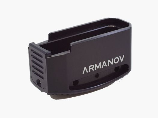 Piastra di base in alluminio ARMANOV nera AR15 Spider Line