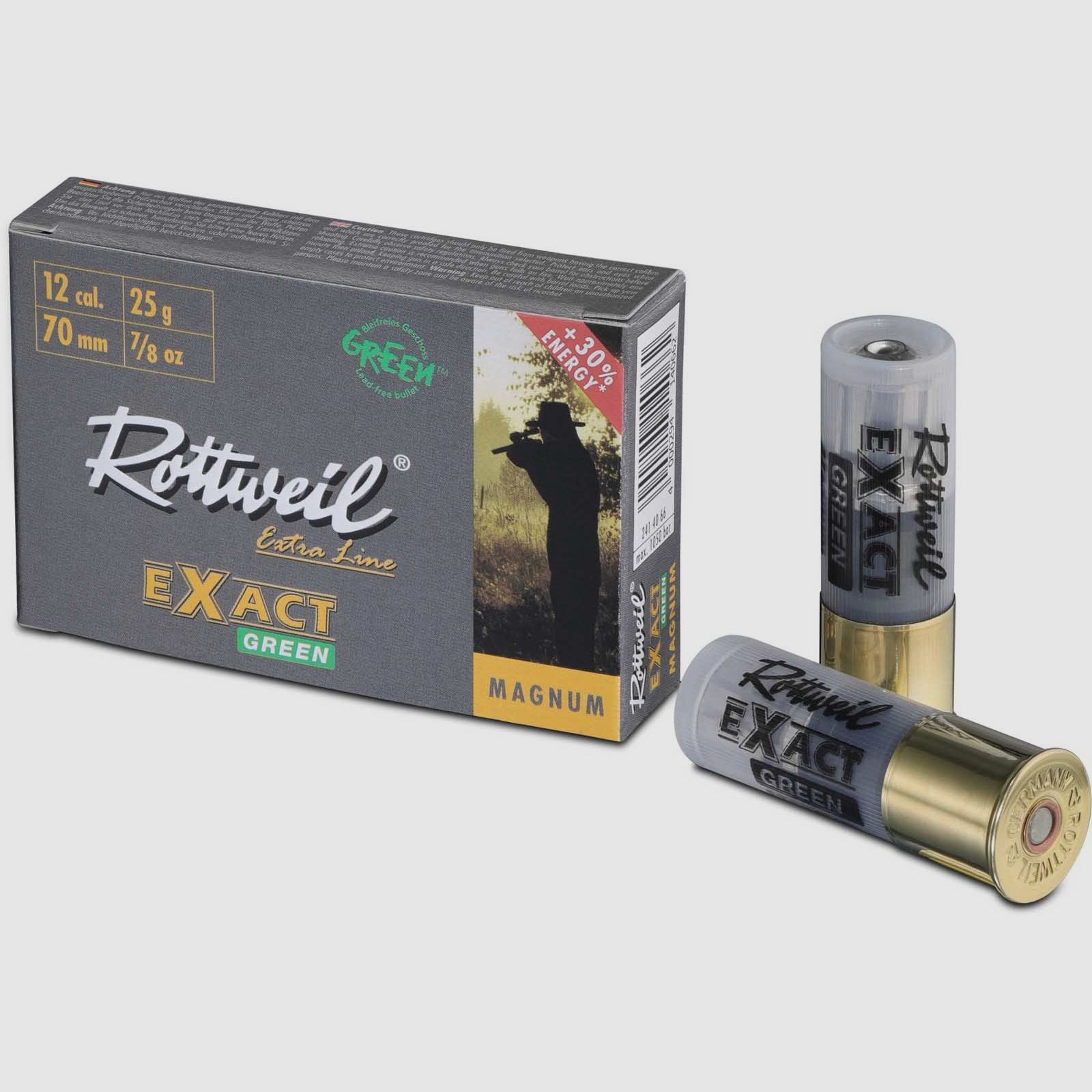 Rottweil 12/70 EXACT GREEN 25g Bleifrei