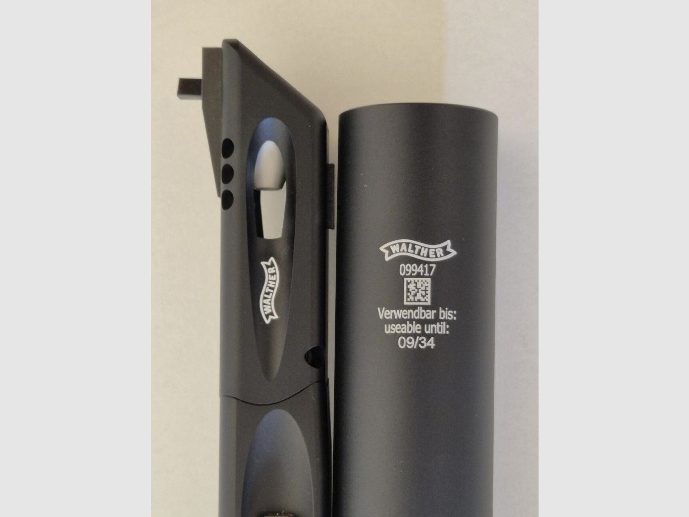 Pistola ad aria compressa Walther LP500 Expert, M-Abzug, impugnatura L destra