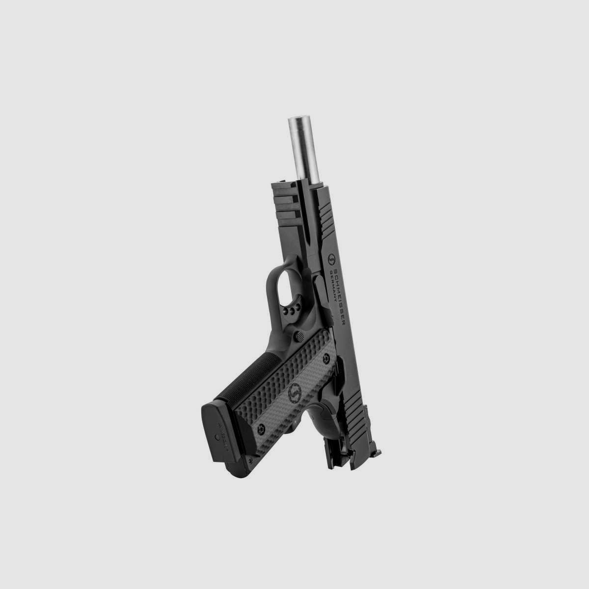 Schmeisser HUGO 1911 Pistool met LPA Vizier - Schmeisser 1911 pistool kal. .45 ACP zwart, afbeelding 7 van 8