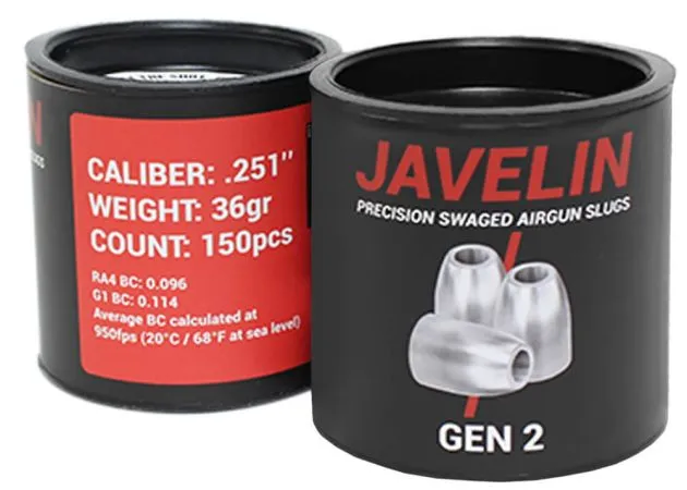 Slugs Javelin Gen 2 6,35 mm. 36 grains (.251), imagen 2 de 2