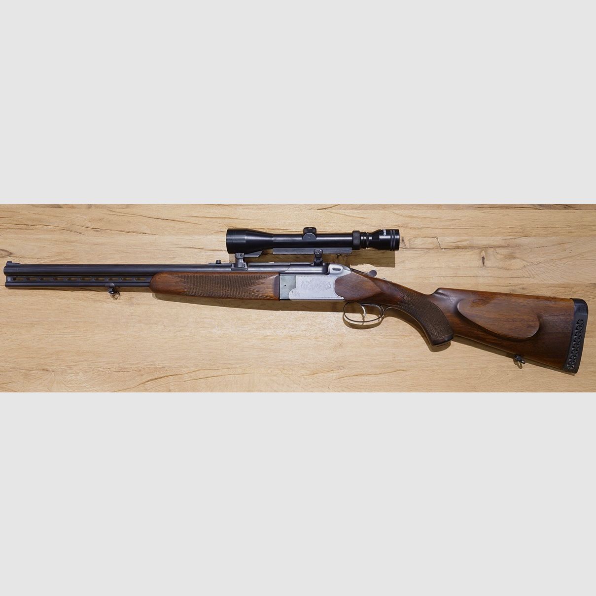 Bockbüchsflinte Kettner Mod. Puszta Cal. 7x65R 12/70