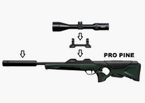Walther RS3 Pro Pine + Steiner 2,5-10x50 + Schalldämpfer + ... / Komplettpaket