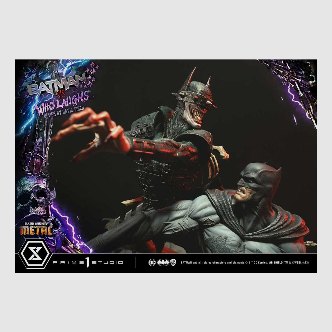 Dark Nights: Metal Ultimate Premium Masterline Series Statue 1/4 Batman VS Batman Who Laughs 67 cm | 43045