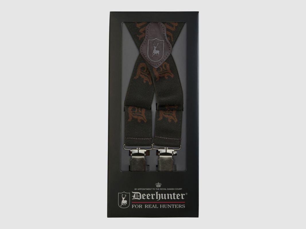 DEERHUNTER SUSPENTEURS AVEC CLIPS 120 CM VERT, image 2 sur 3