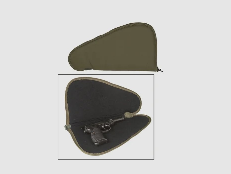 Pistooltas / Pistol Case, afsluitbaar, Klein (30cm), Olijf