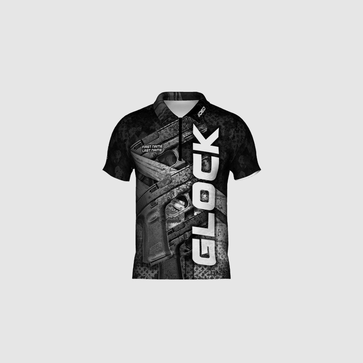 DED GLOCK Match T-Shirt, size: L, Custom Name: With Custom Name, Clothes type: Women, image 3 of 3