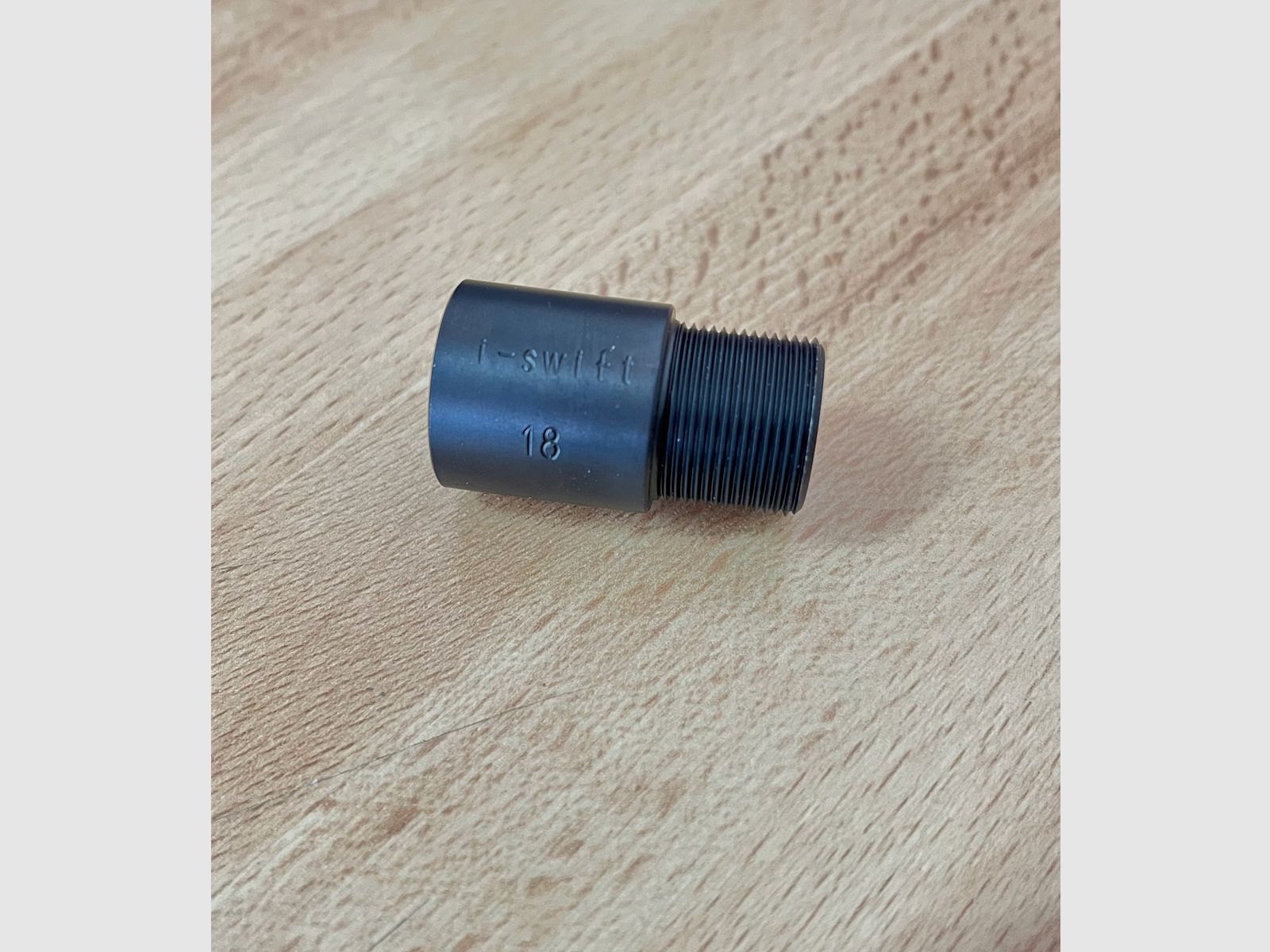 i-Swift adattatore a sgancio rapido per silenziatori con filettatura interna M18x1