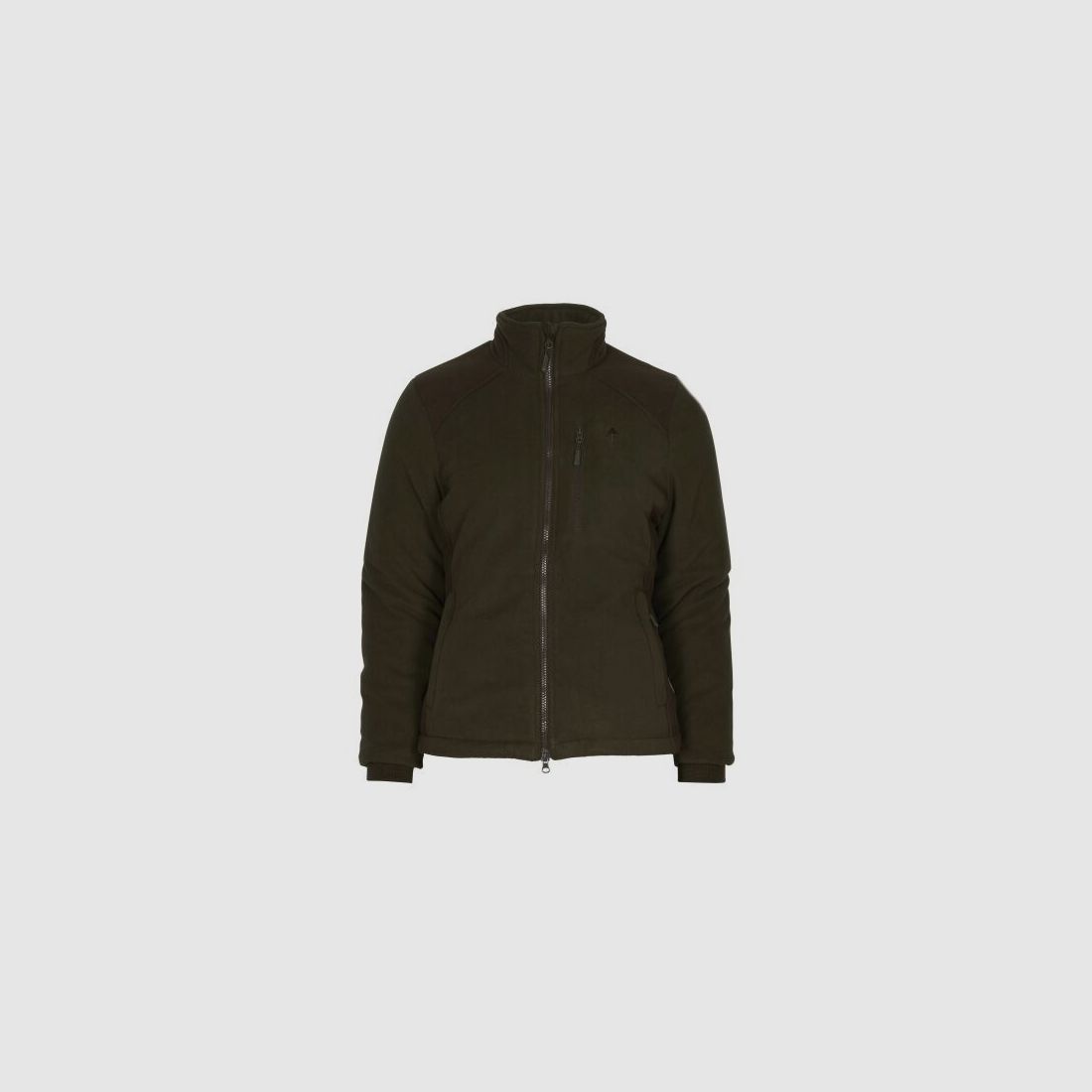 Pinewood Damen Wattierte Fleecejacke Harriette Green/Suede Brown XXL