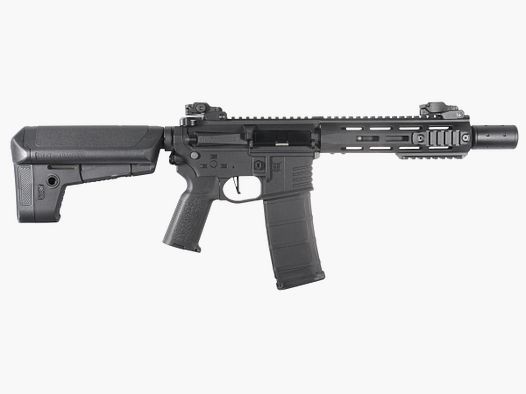 M4 AR15 M-LOK SilentOps 8 Zoll CHARLIE Schwarz S-AEG Airsoft Gewehr Frei ab 18 Jahren | Delta Armory