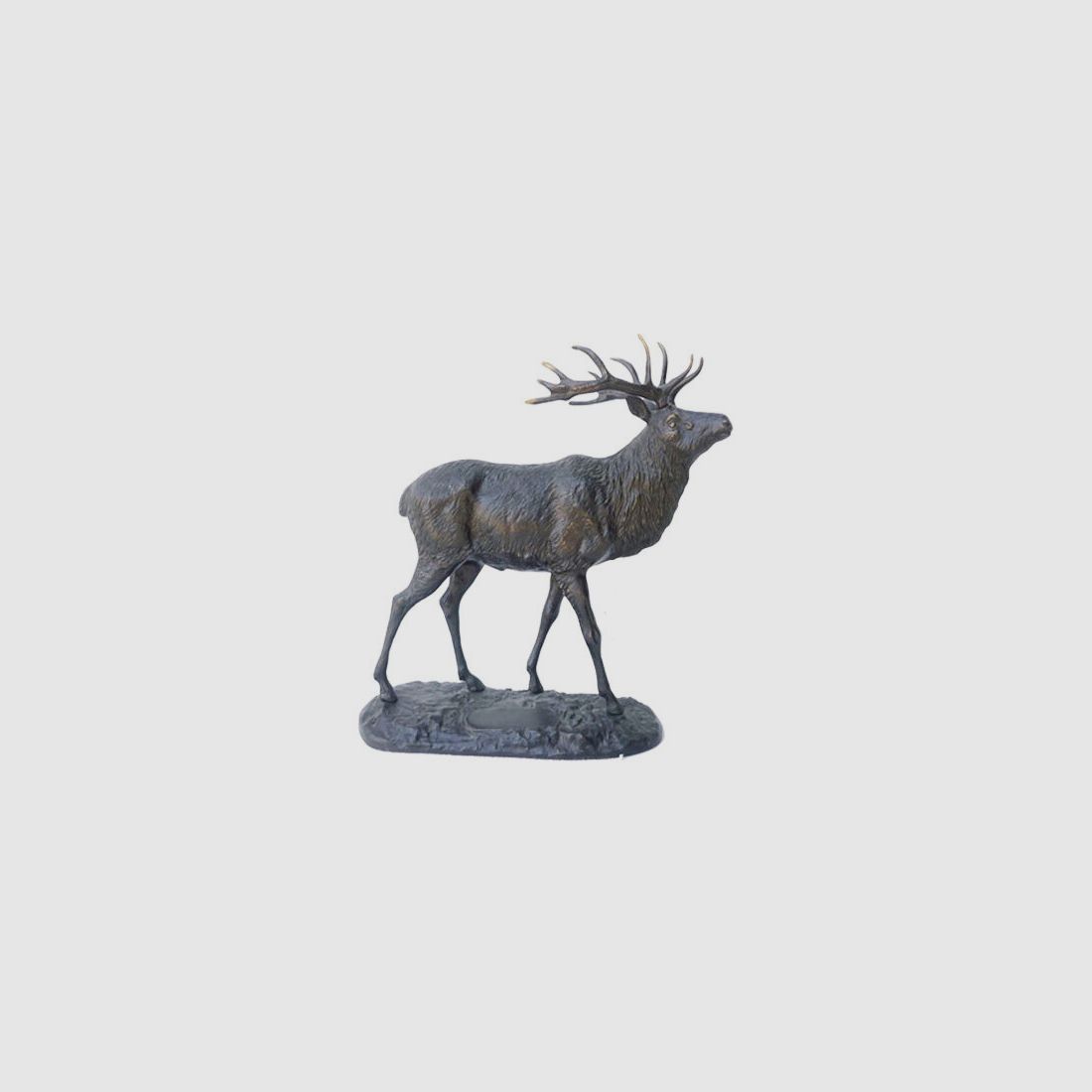 Lovergreen Bronzestatue Motiv große Hirsch-Statue