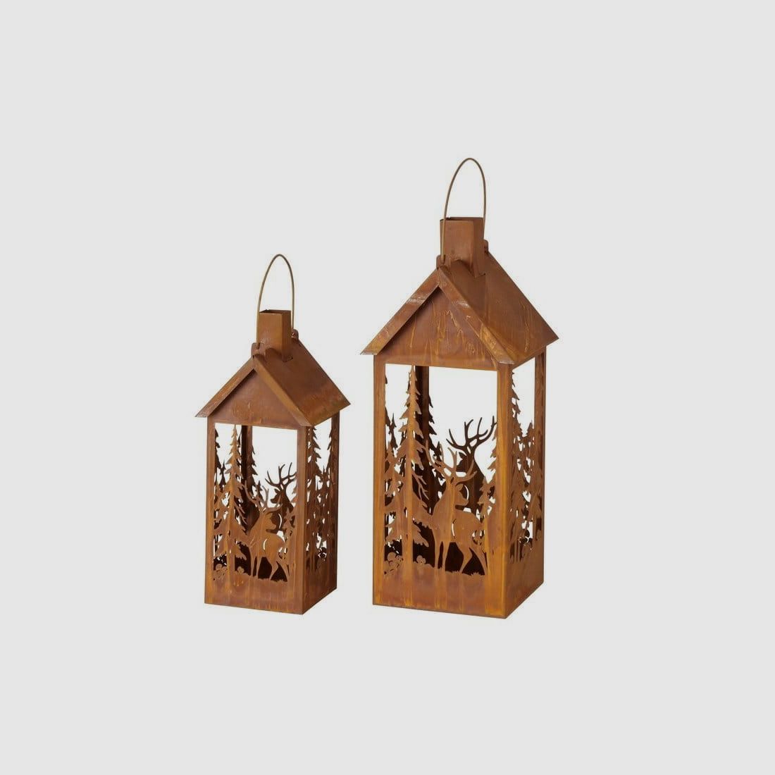LivingActive Cervo Laterne 2 tlg. Set