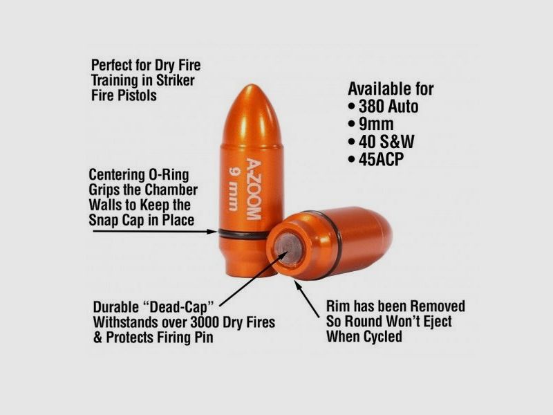 2 cartucce inerti .40 S&W Striker, immagine 2 di 3