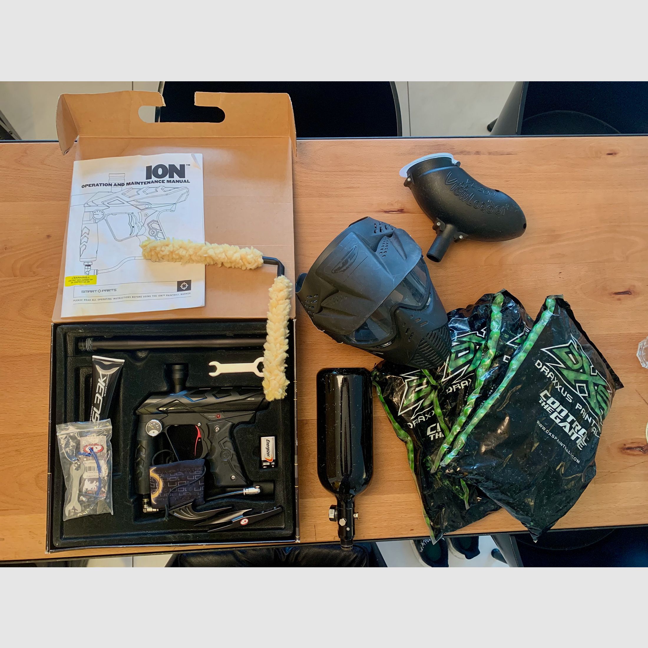 Markeerder Ion * Paintball * Compleet uitrusting, Paintball Set