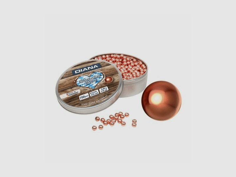 DIANA Oktoberfest Blei BBs verkupfert 4,4mm 750 Stück