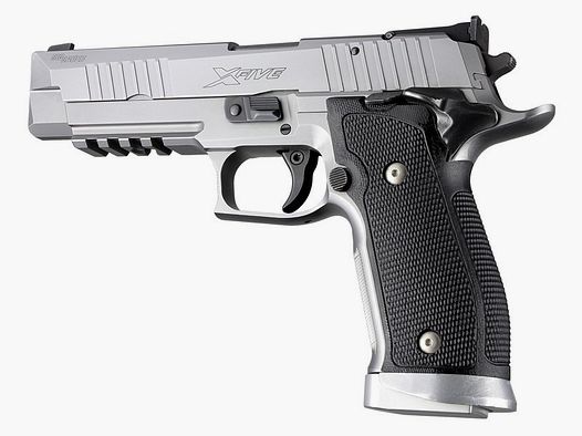 G10 Griff für SIG Sauer P226 SAO X5 / X6 - Piranha Solid Black