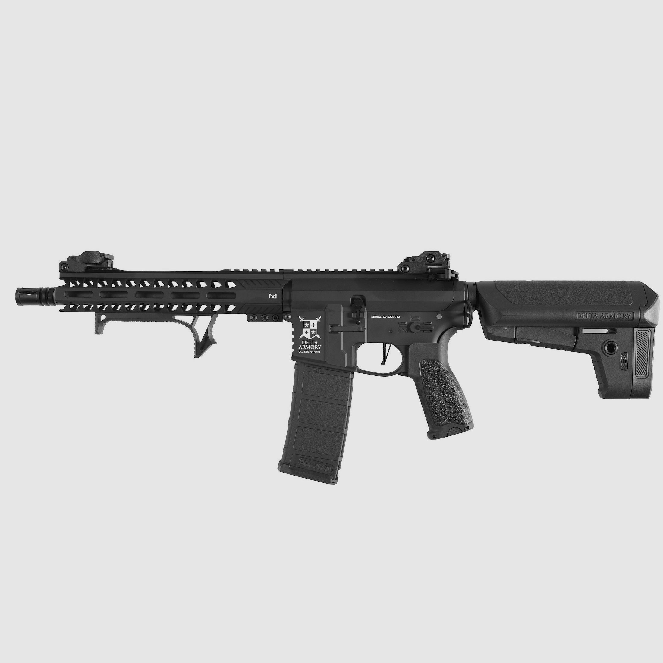 AR15 10inch M-LOK ALPHA Schwarz frei ab 14 max. 0.5 Joule - Delta Armory