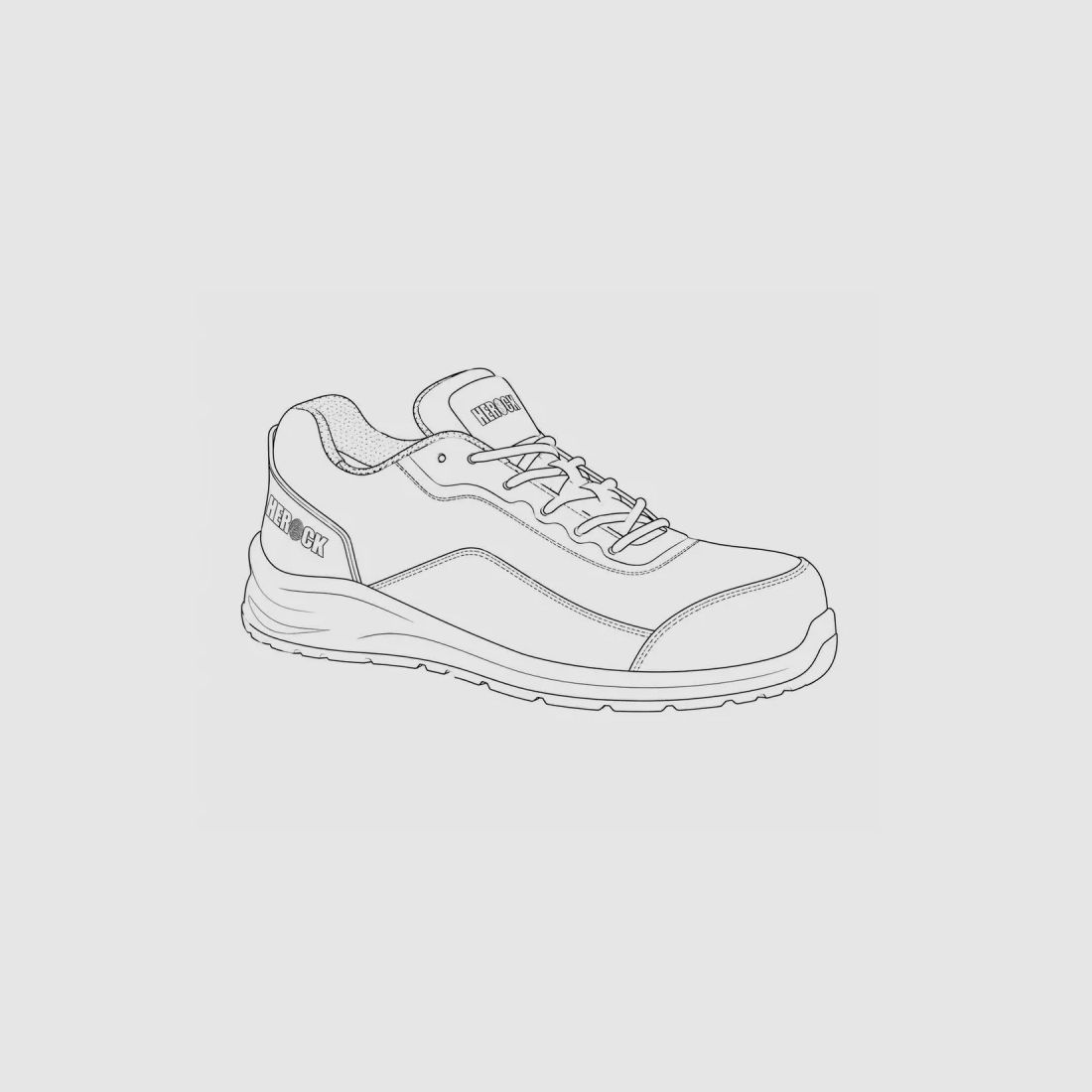 Chaussures de sécurité Leno - S1P SRC - Noir/Orange - Homme, image 11 sur 12