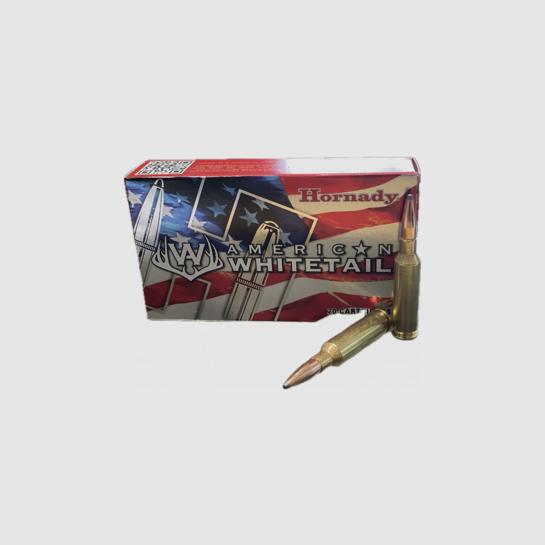 HORNADY AMERICAN WHITETAIL - 6,5 CREEDMOOR - 129 GRS - 20 SCHOTELEN