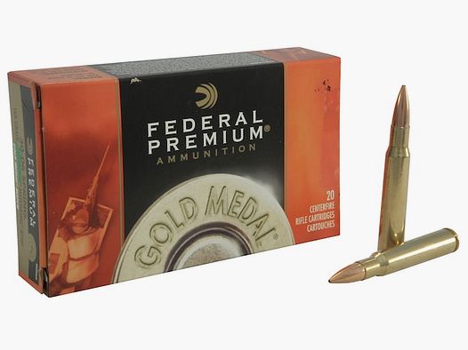 Federal Premium Gold Medal Sierra MatchKing .30-06 Sprg. 168GR BTHP 20 patronen