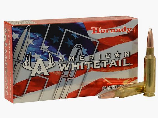 Hornady American Whitetail 6,5mm Creedmoor 129GR JSP 20 cartouches
