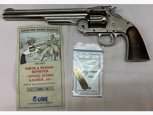 Deko Smith & Wesson Revolver "Single-Action Kaliber .44" DEKO - GÖDE