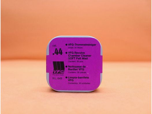 VFG. VFG czyścik bębnowy .44 (66852) 30 szt. chłonny specjalny filc