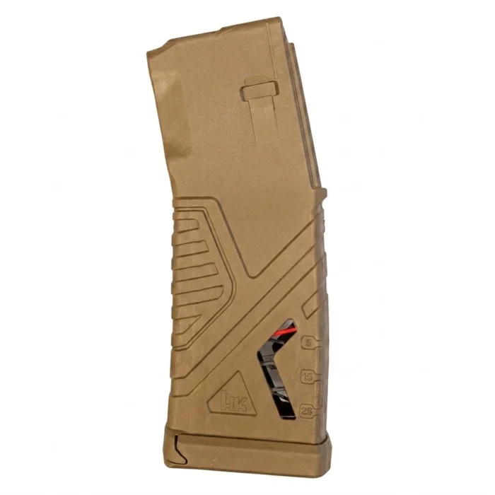 Magazynek HK416/MR223/AR15 Gen3 – kal. 5,56x45mm/.223Rem – 30rd plastikowy – Green Brown (261999), zdjęcie 2 z 3