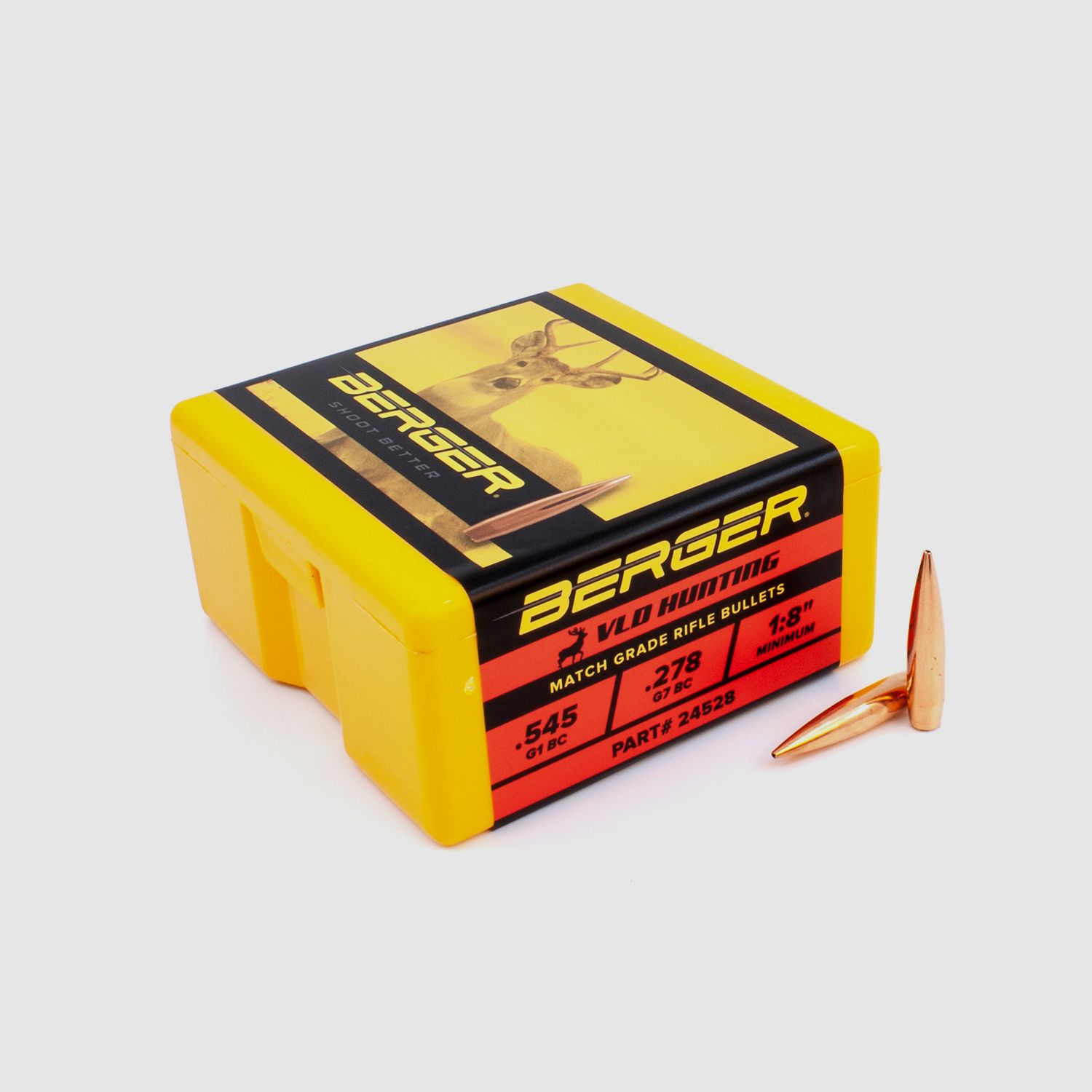 Proiettile Berger 6mm/.243 VLD Hunting 105GR 100 Pezzi