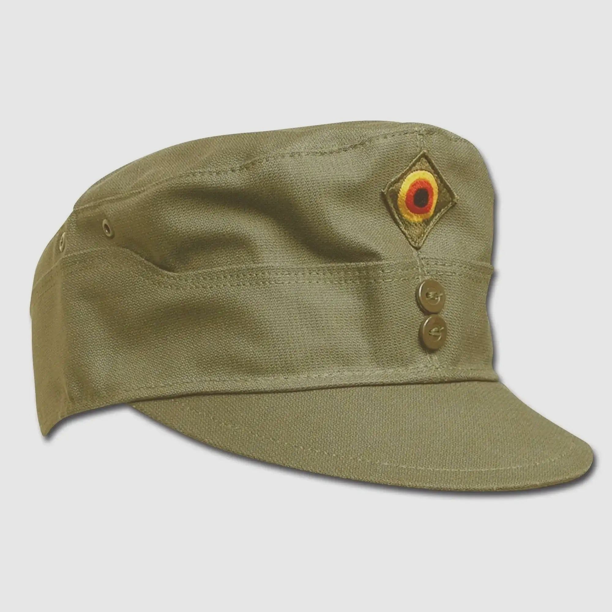 Bundeswehr Oryginalna Bundeswehr Oryginalna Czapka Polowa Górski Łowca - Oliwkowy / 55