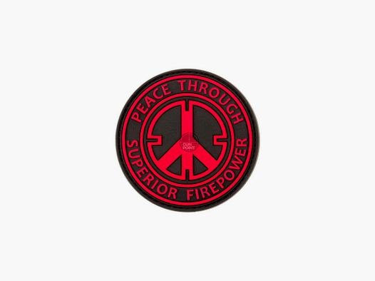 JTG Peace Rubber Patch-Blackmedic