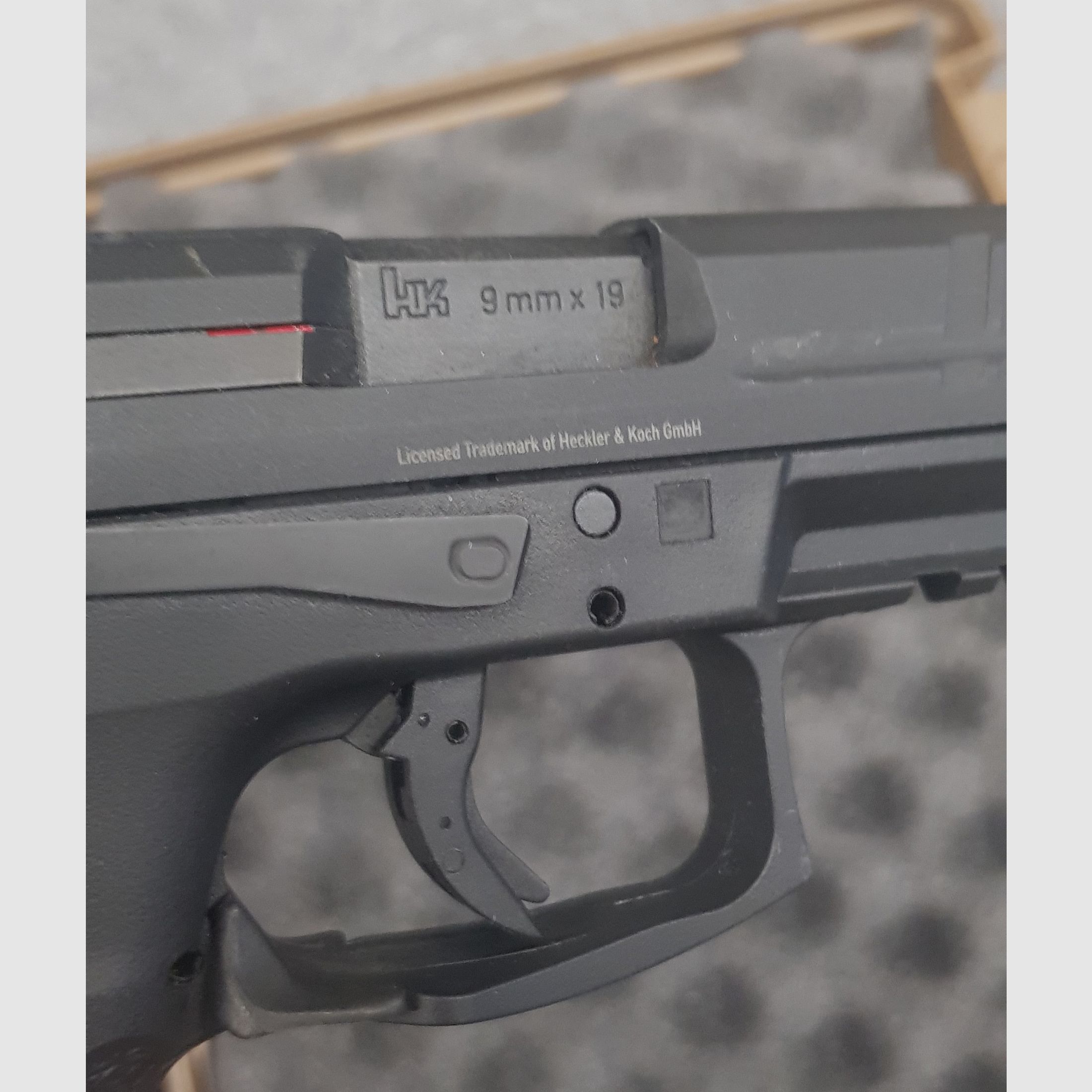 Heckler & Koch VP9 Softair-Pistole Kaliber 6 mm BB Gas Blowback Softair Pistole  6mm BB