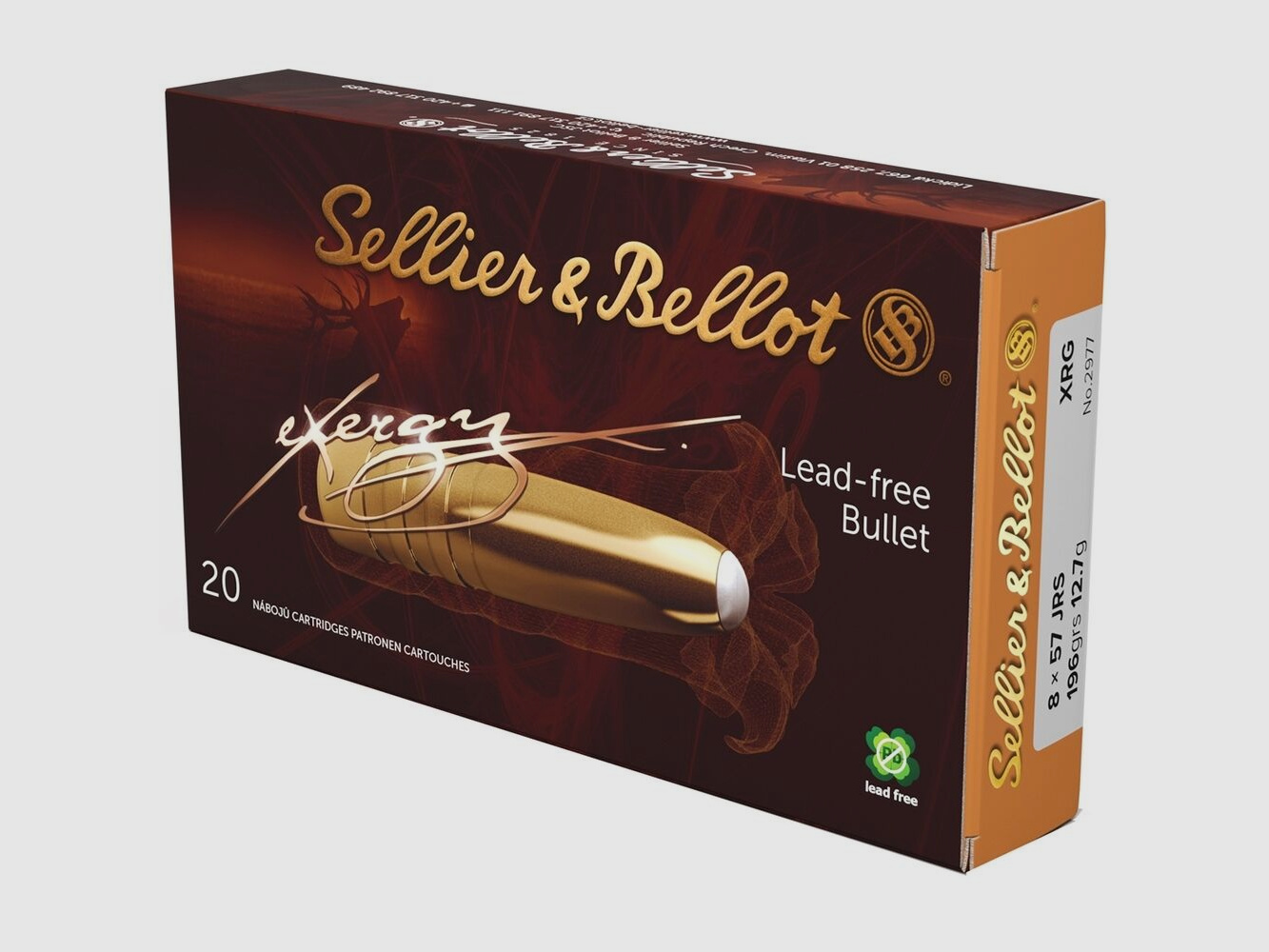 Sellier & Bellot eXergy 12,7g / 196grs 20Schuss