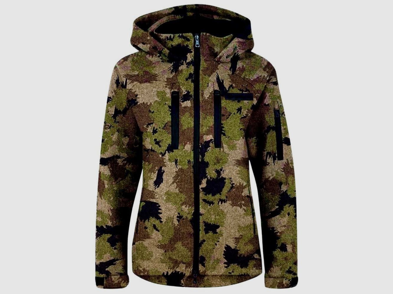 Kernige Damen Camo Lodenjacke Hedlund Leka Pro Silent Forest / TOP QUALITÄT UND PREISLEISTUNG