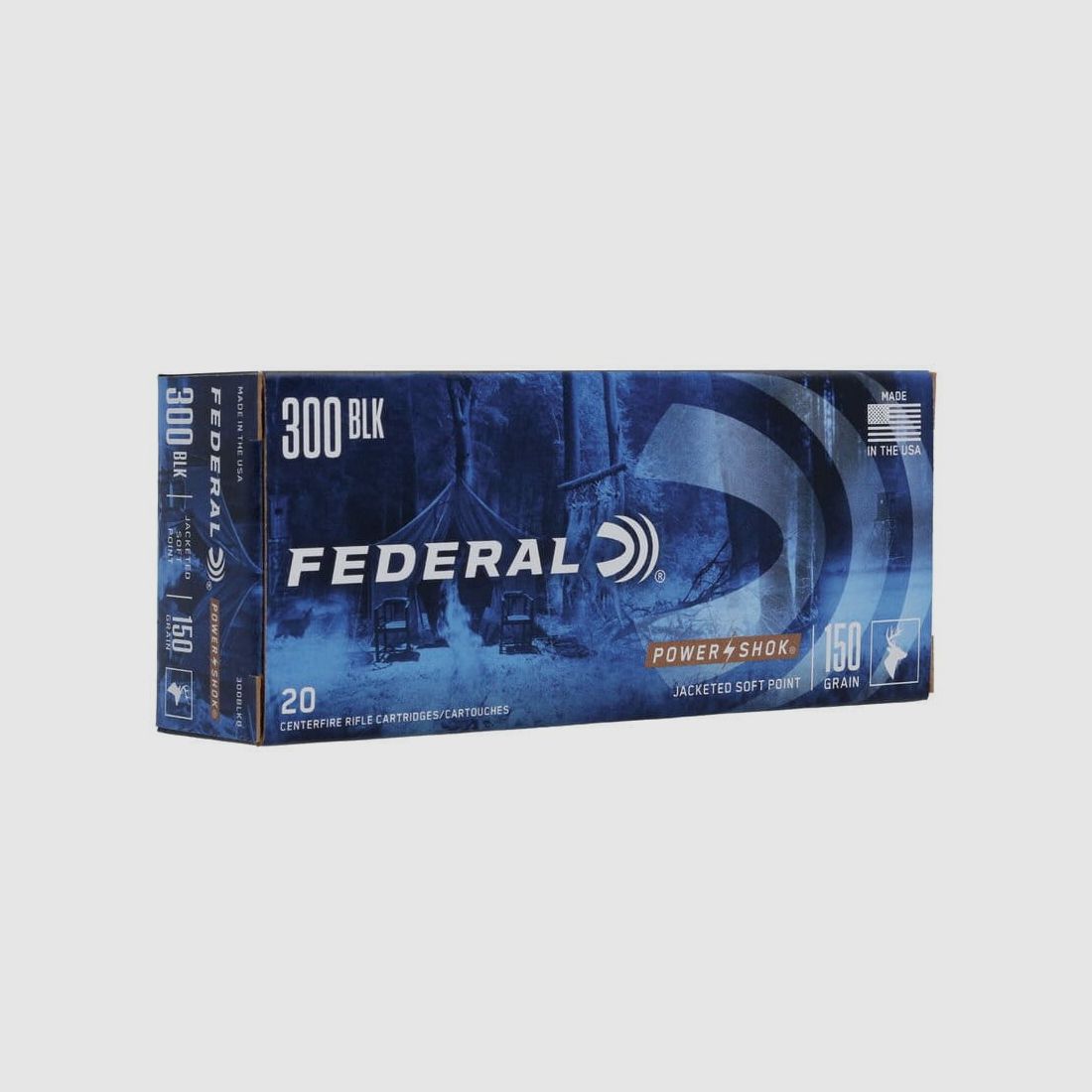 Federal Power-Shok Teilmantel Kal. 300 Blackout 150 grs. 20 Stück