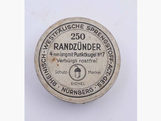 RWS vorm.Utendoerffer,Nürnberg Randzünder/Zimmerstutzen