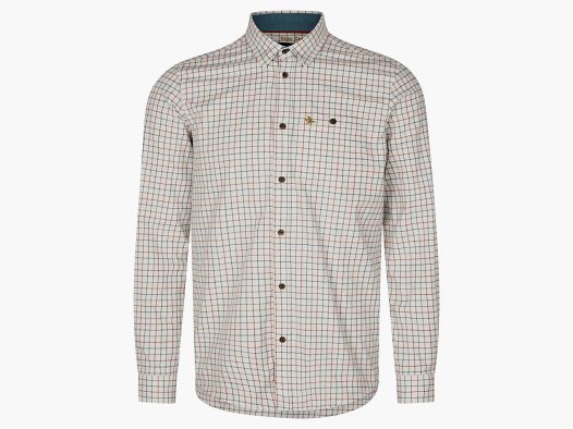 Seeland Jagdhemd Oxford (Grape Leaf/Terracotta Check)