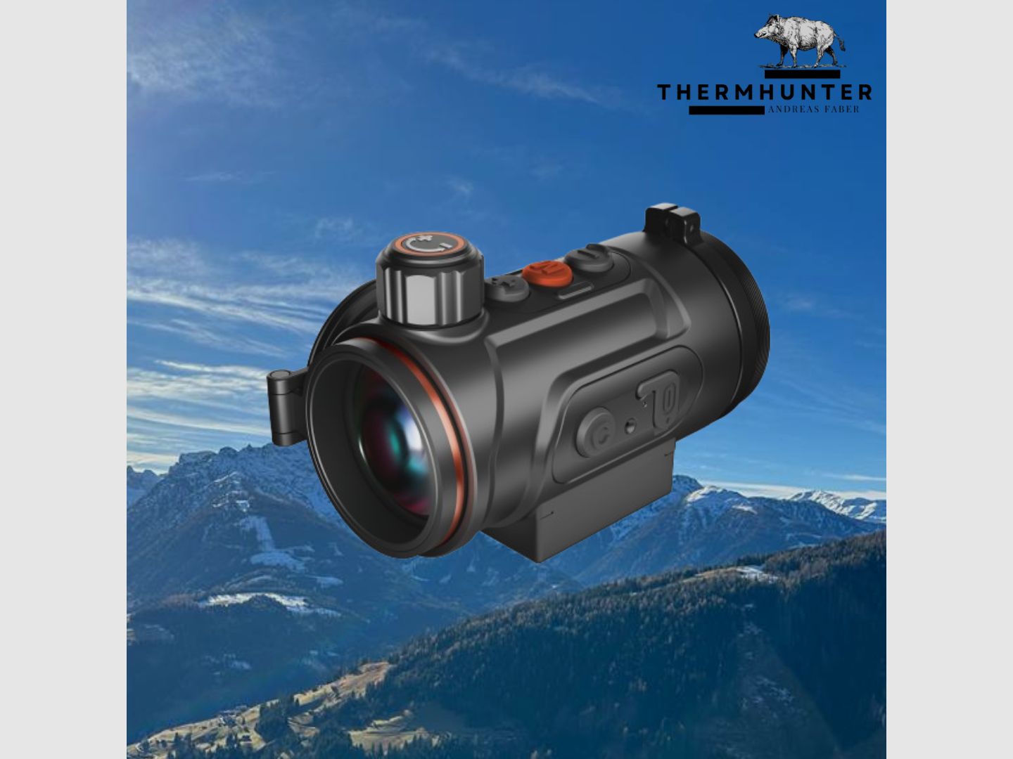 ThermTec Hunt Pro 335 inklusive Adapter Wärmebildvorsatzgerät
