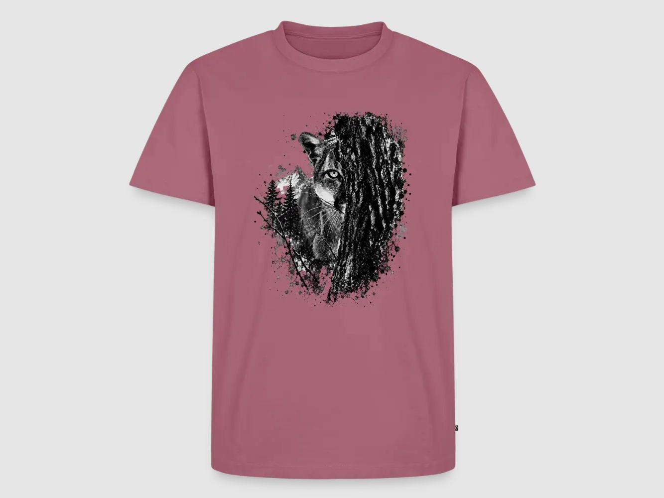 PUMA Men´s Premium T-Shirt „Lauernder Puma"