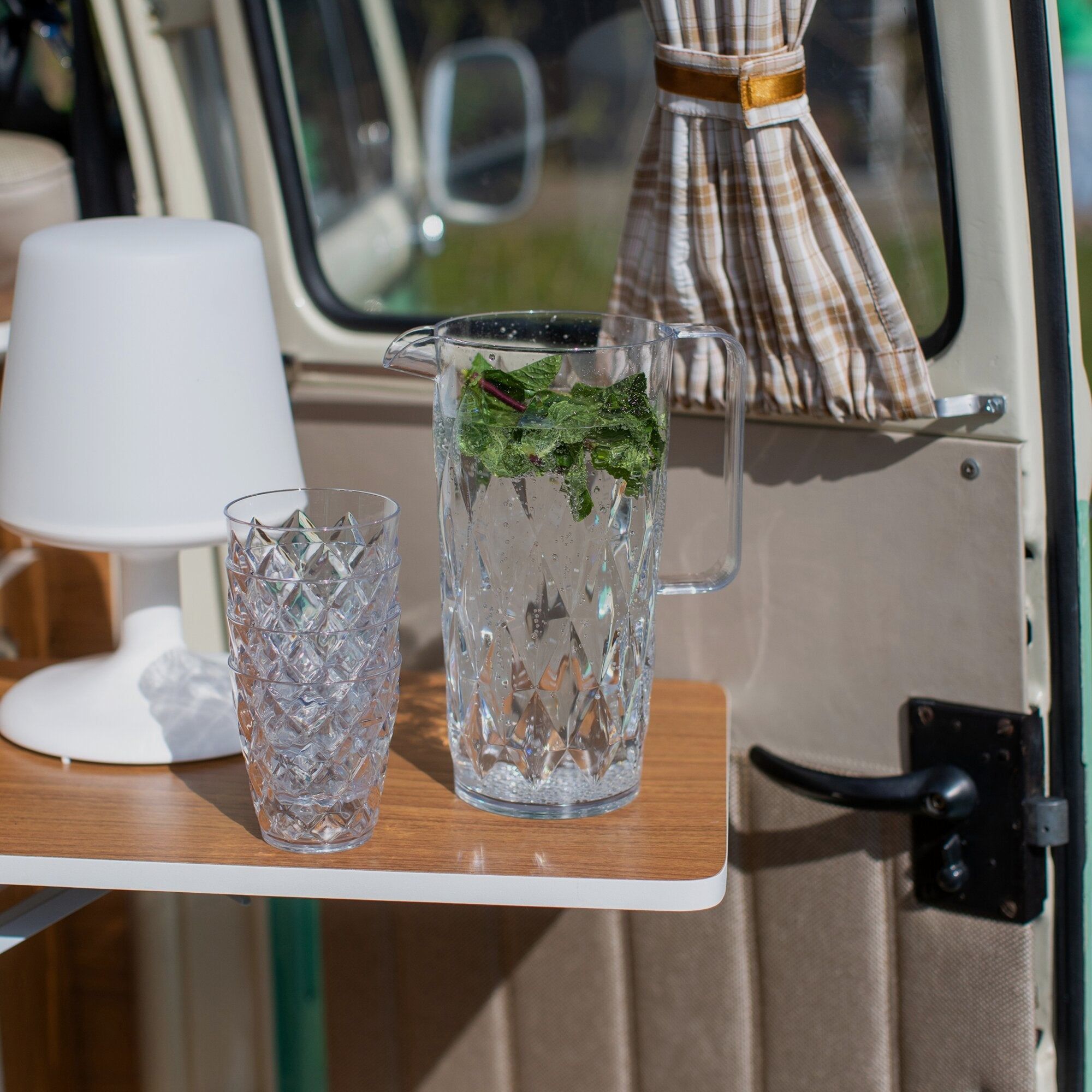 Caraffa CRYSTAL con 4 Tazze, immagine 8 di 9
