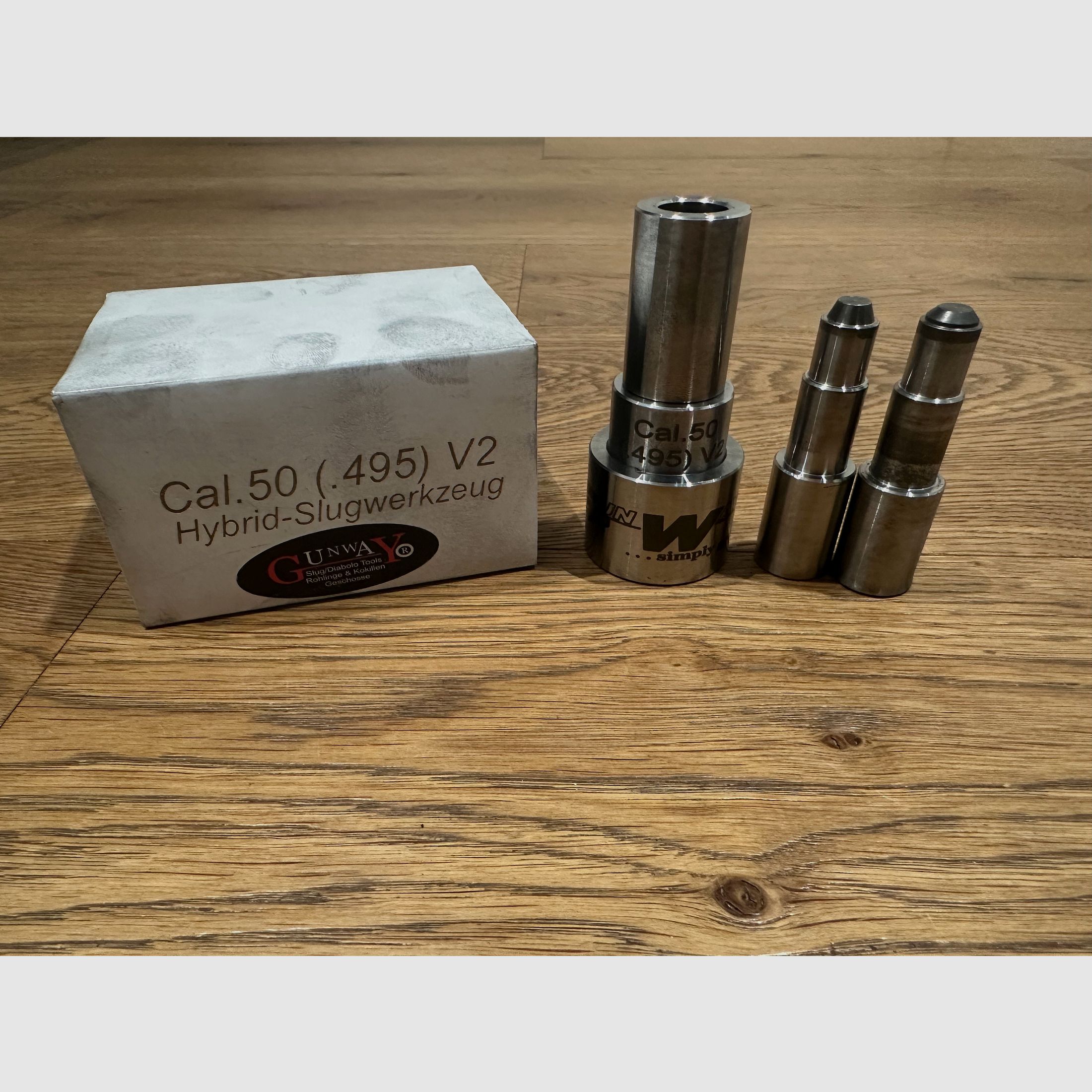 Gunway Slug Tool V2 im Kaliber .50 / 150 Stk. Bleirohlinge / 30 Stk. Slugs