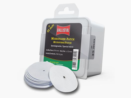 Ballistol Mikrofaser-Patch rund Ø 35 mm 150 Stück